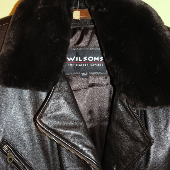 FINAL OFFER! - Wilson's Women's Mid-length Leather Coat - L - Picture 3 of 10